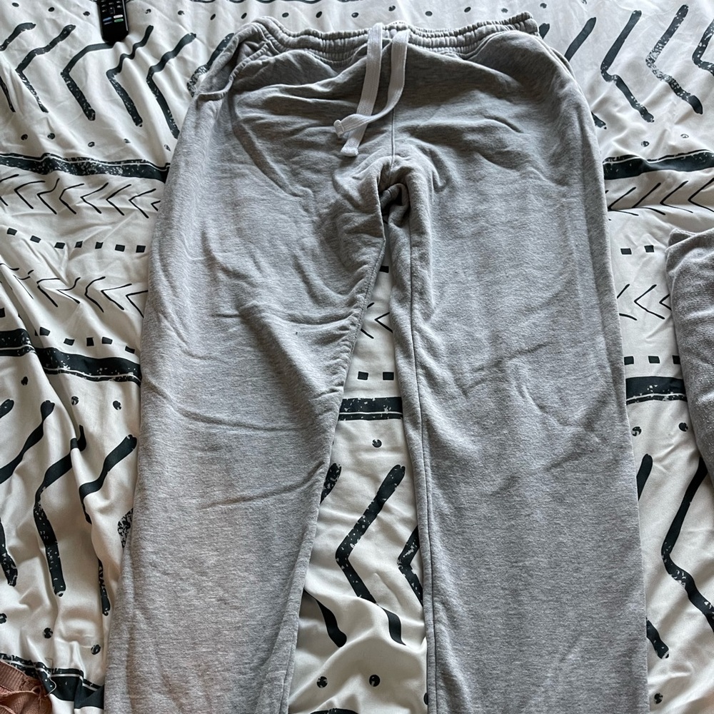 Grey sweatpants